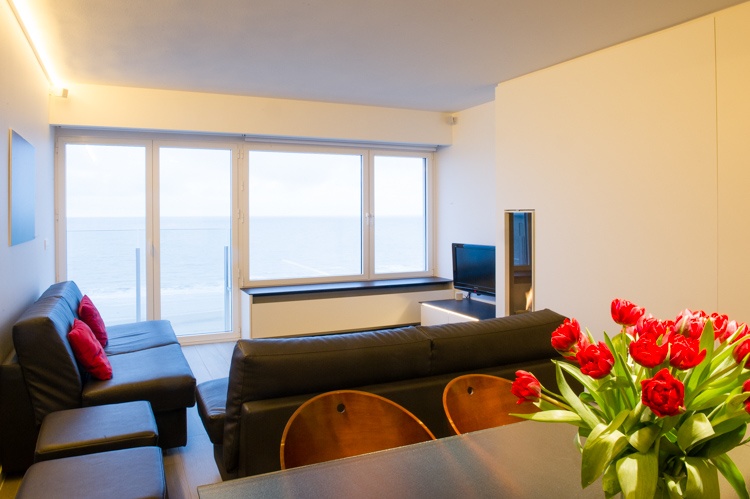 apartment with sea view for rent in Ostend